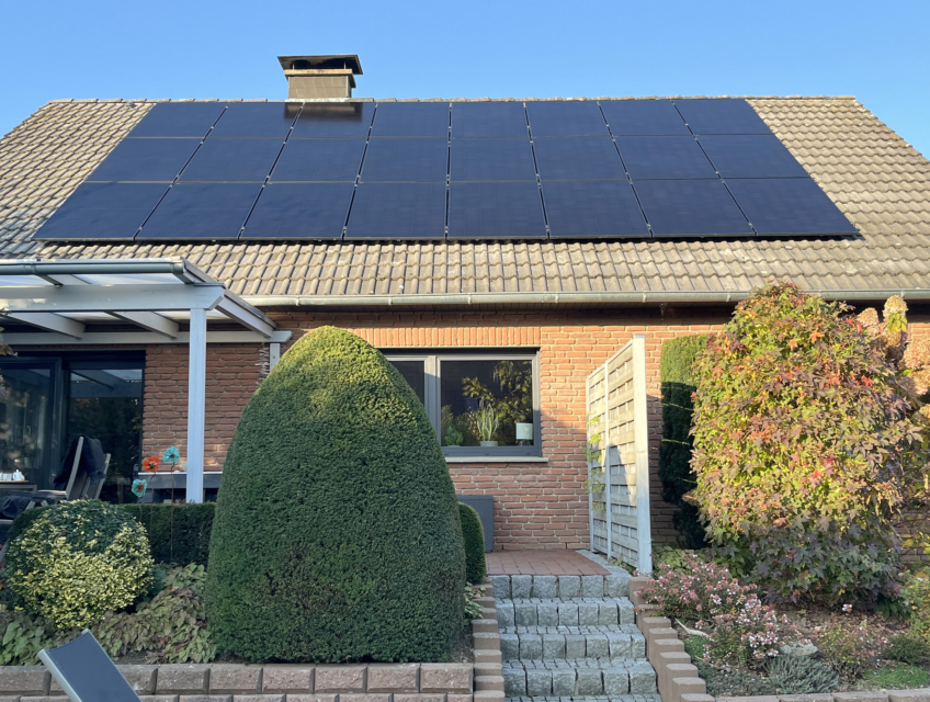 PTM Solar Referenz Solaranlagen auf dem Dach in Minden