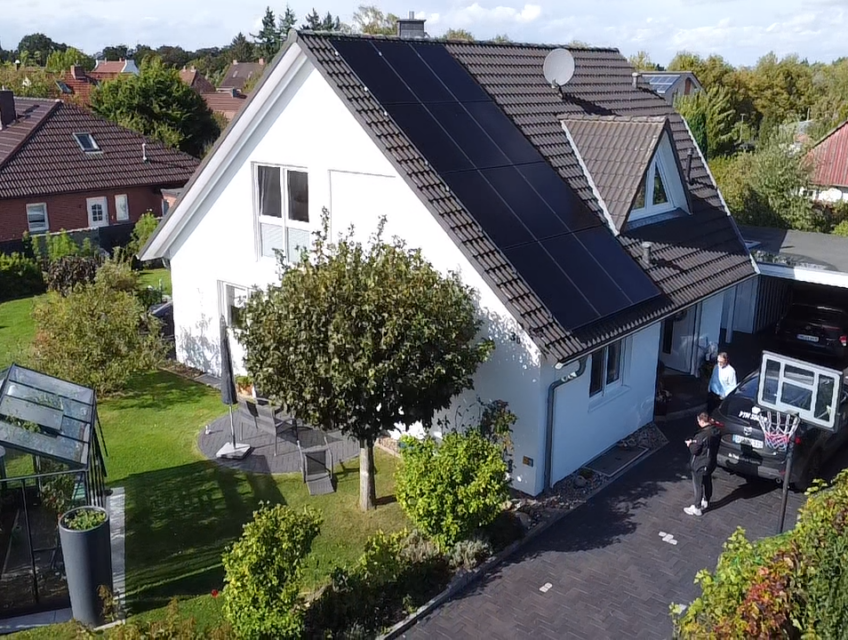 PTM Solar Referenz Solaranlagen auf dem Dach in Stadthagen
