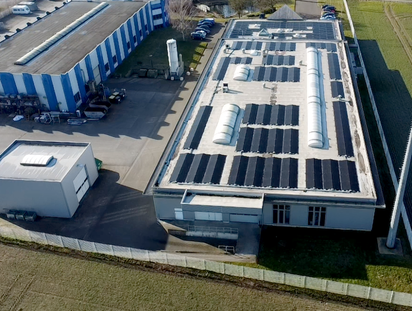 PTM Solar Referenz Solaranlagen auf dem Dach in Minden