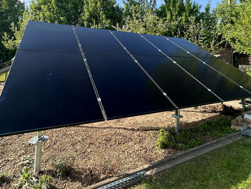 PTM Solar Referenz Freifeld Solaranlage
